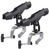 Boat fishing rod holder with 360-degree rotation